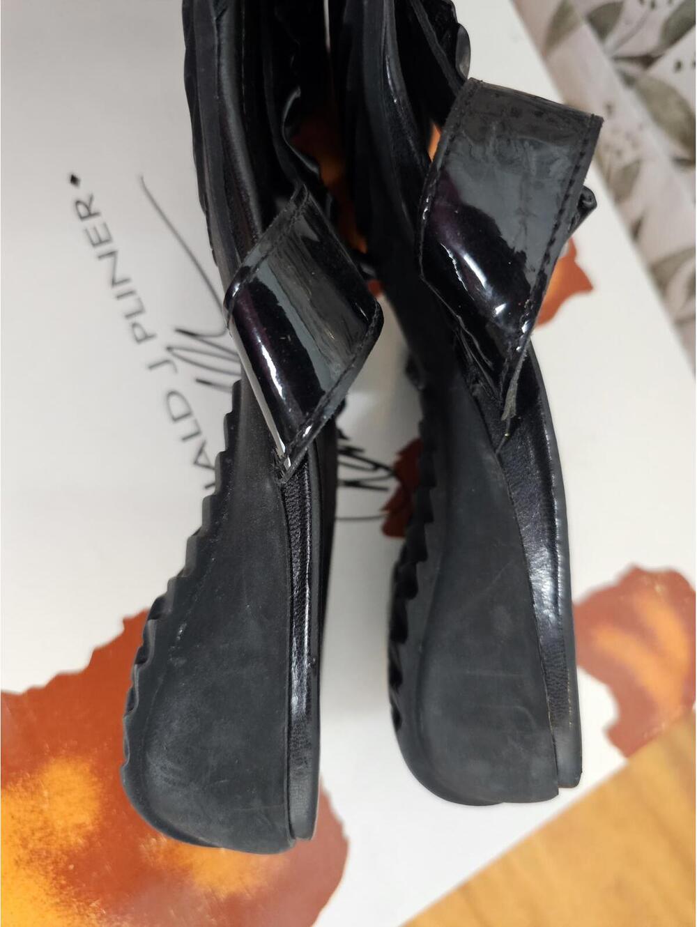 Paul Green Sandals Black Womens Size 6.5 Floral - Picture 7 of 7